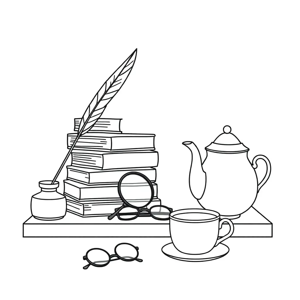 Language analysis illustration