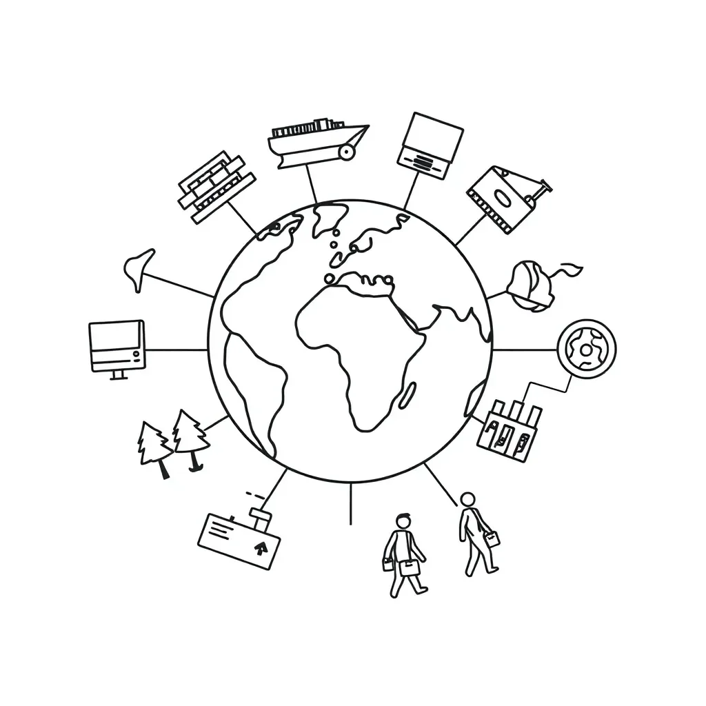 Global connections and trade networks
