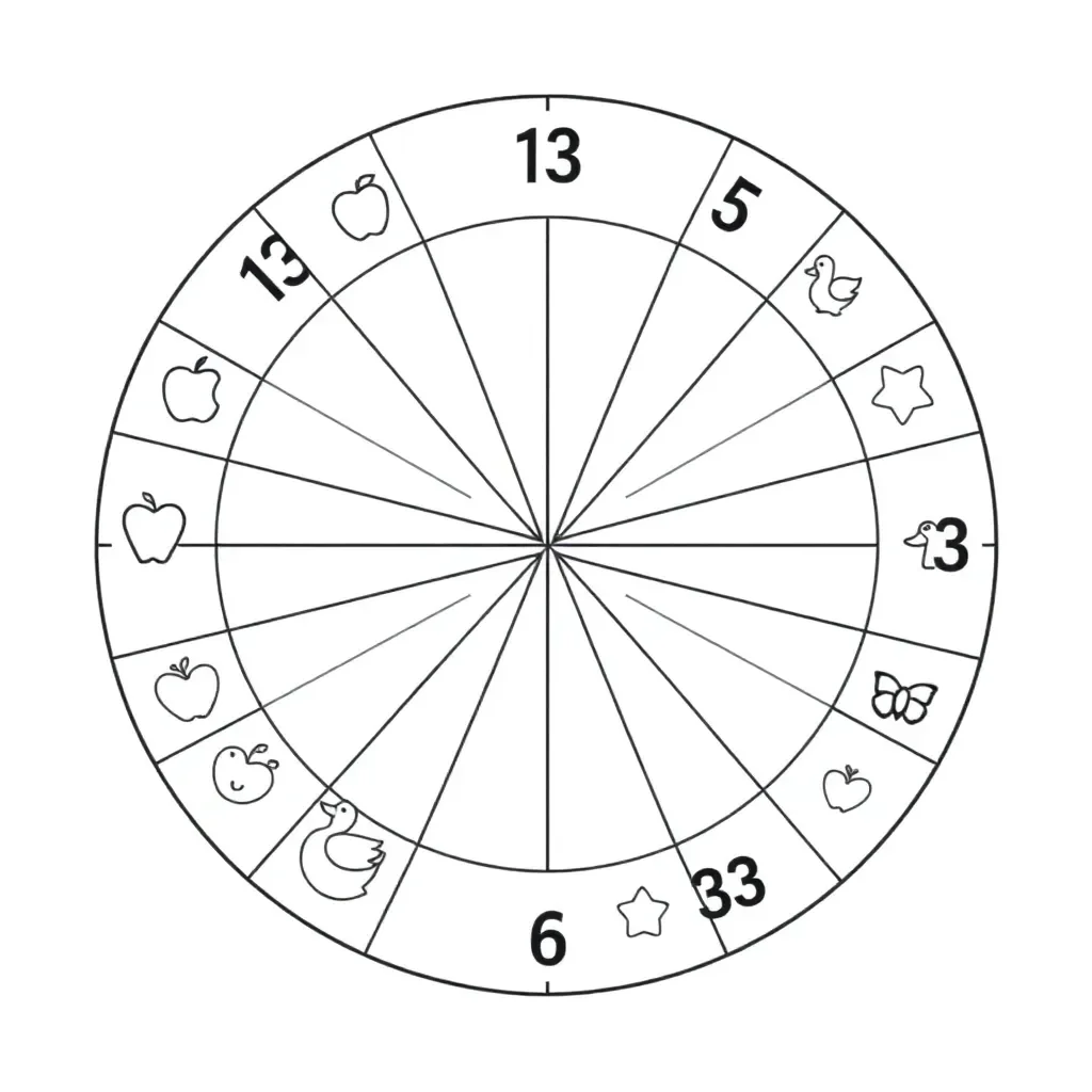 Mathematical detective with magnifying glass examining numbers
