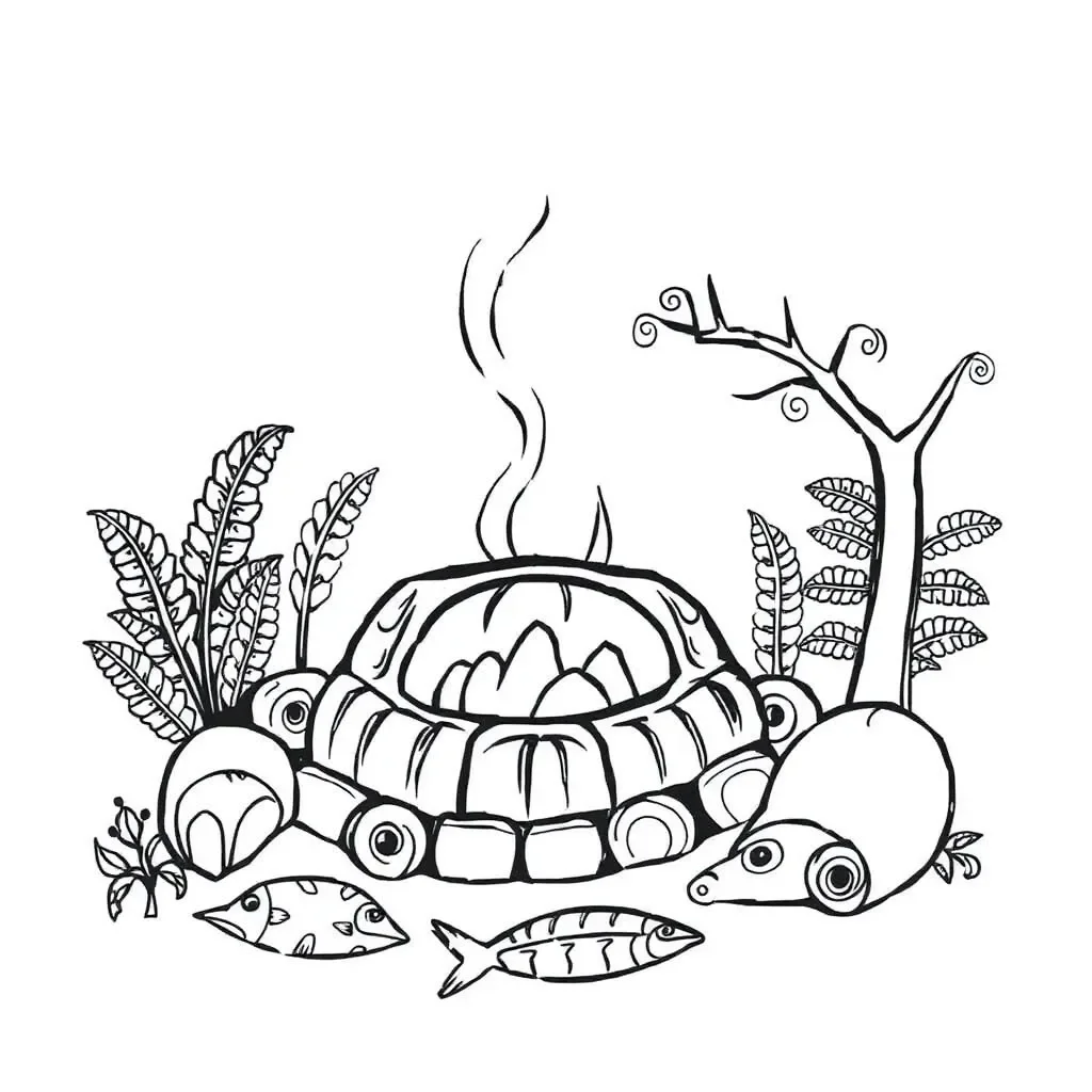 Kai and fractions illustration
