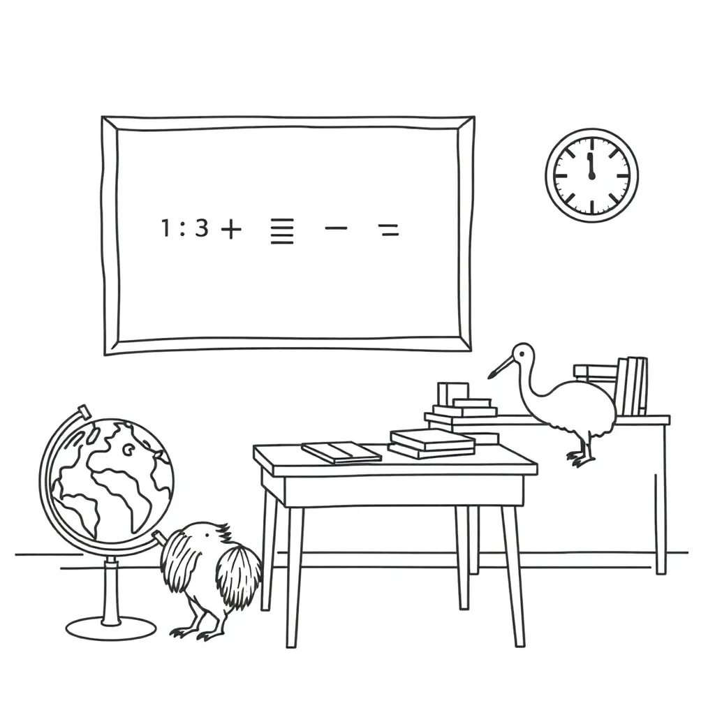 Calculator and numbers illustration