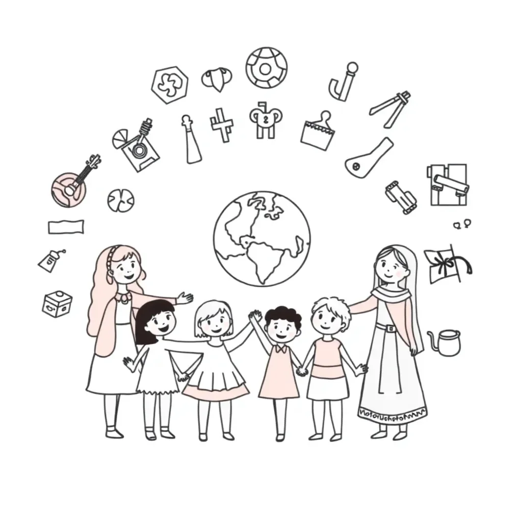 Students from diverse backgrounds working together