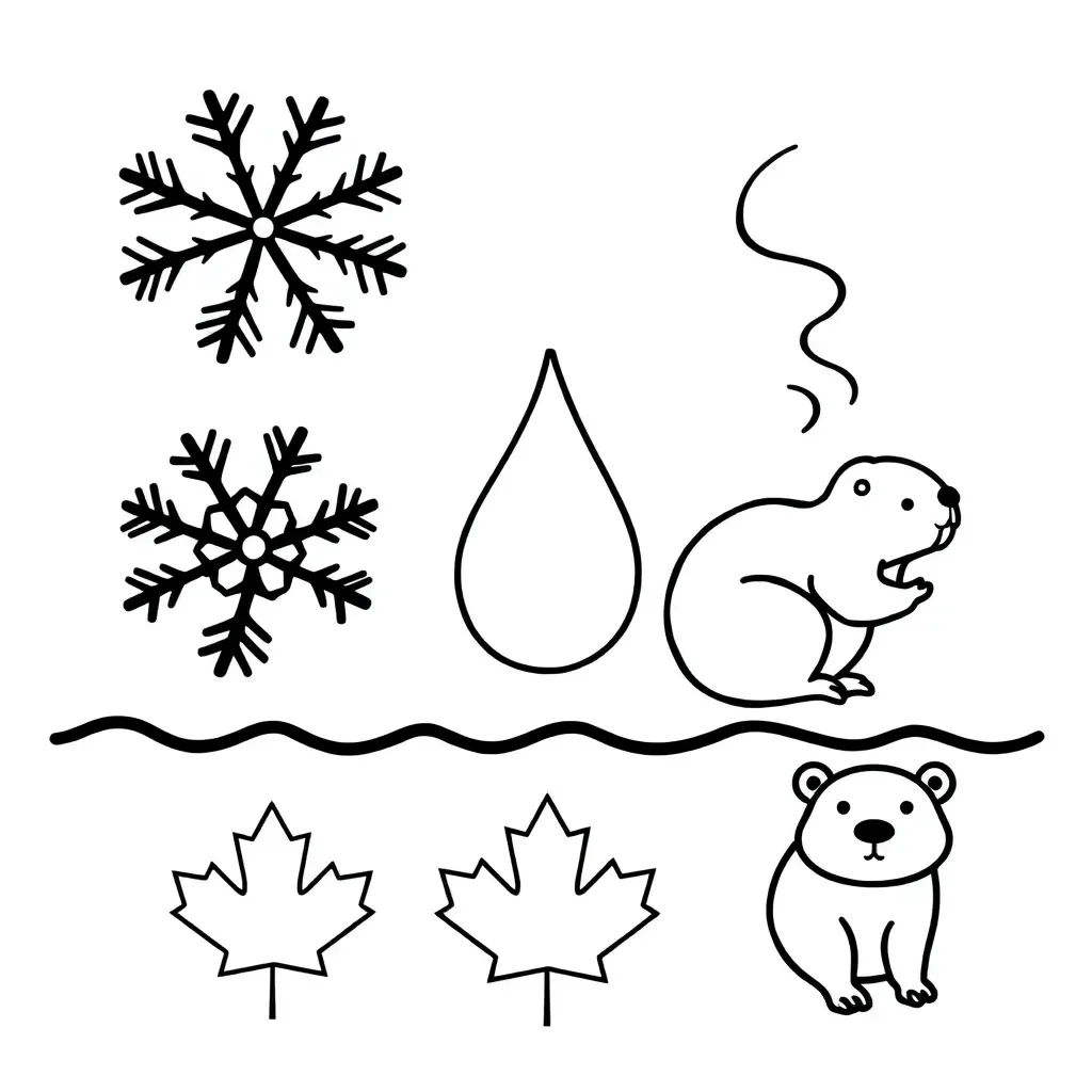 States of matter illustration