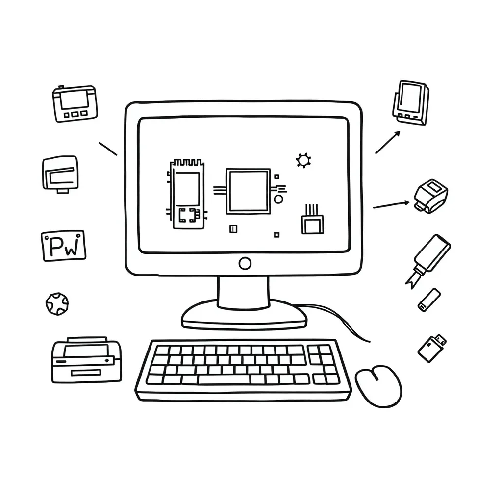Computer diagram illustration