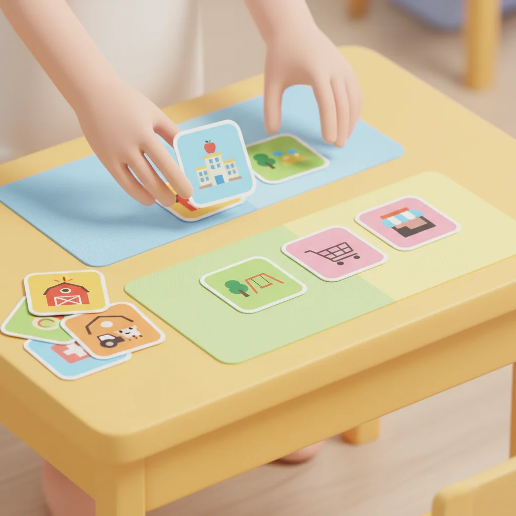 Sorting Places Game