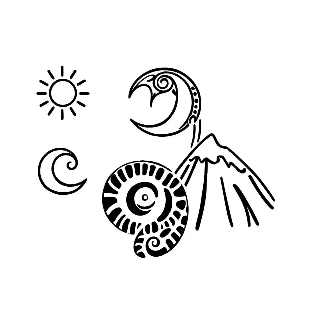 Māori gods illustration