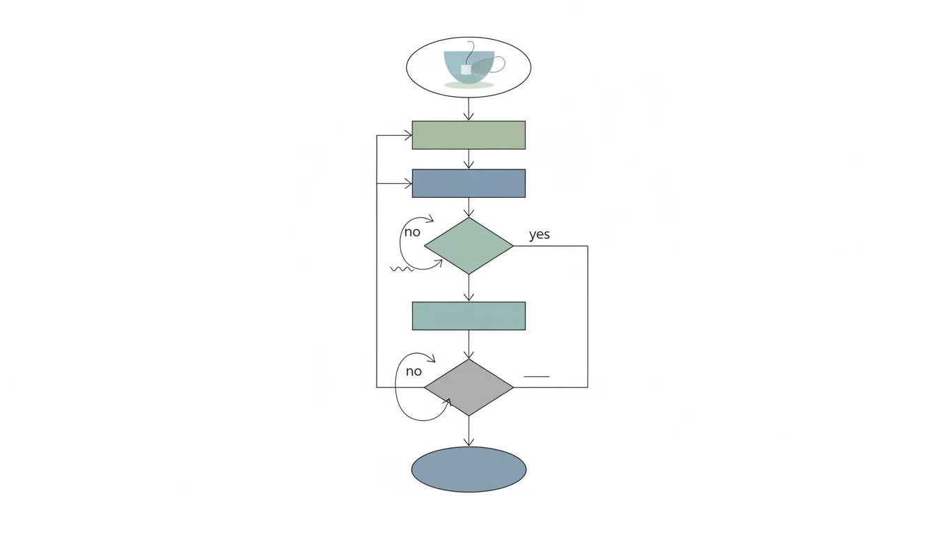 Making Tea Algorithm Flowchart