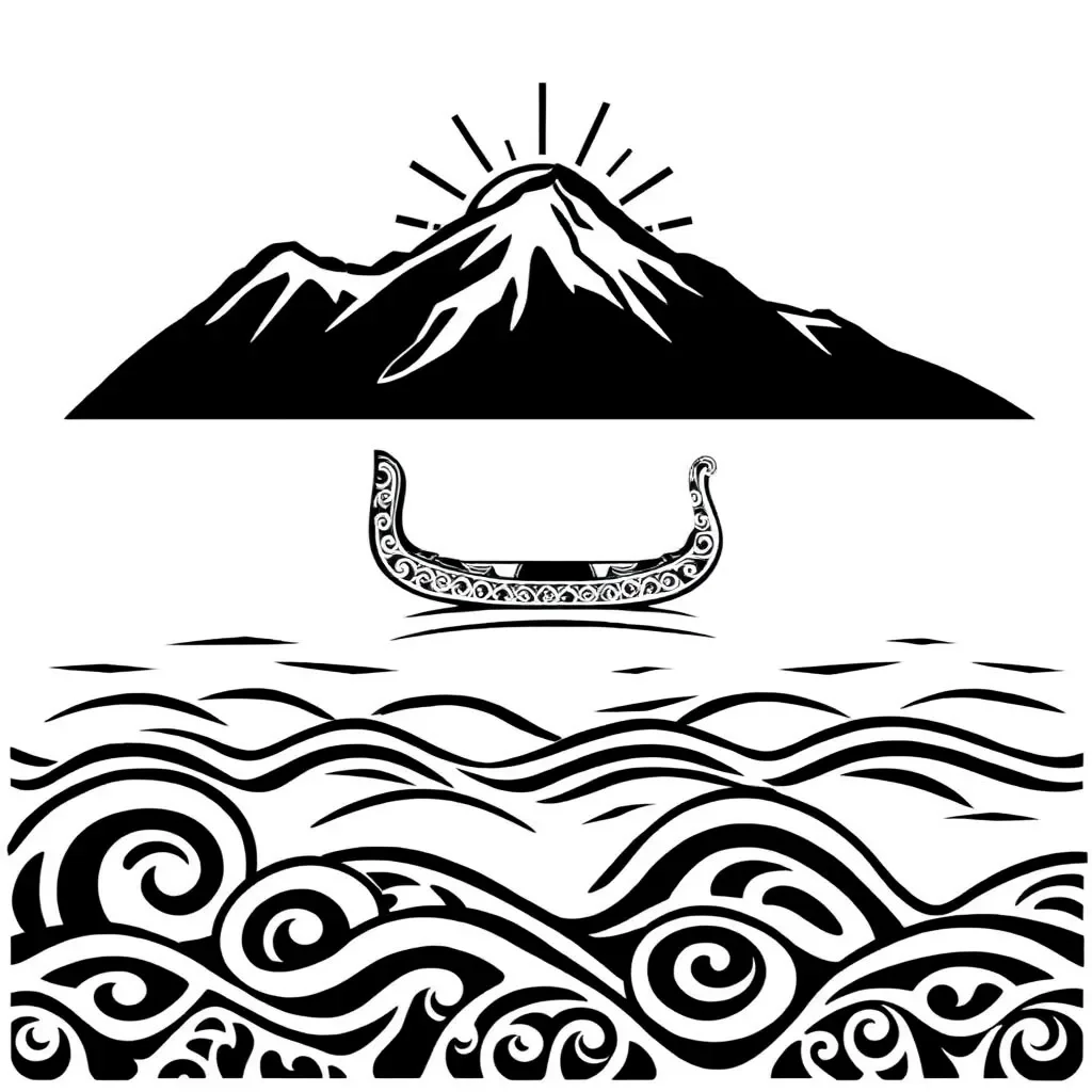Māori cultural symbols and patterns