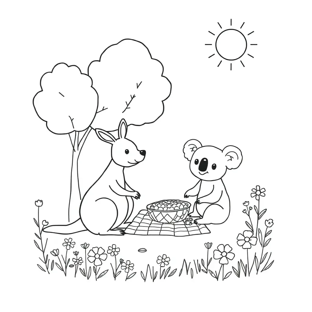 Two children talking peacefully