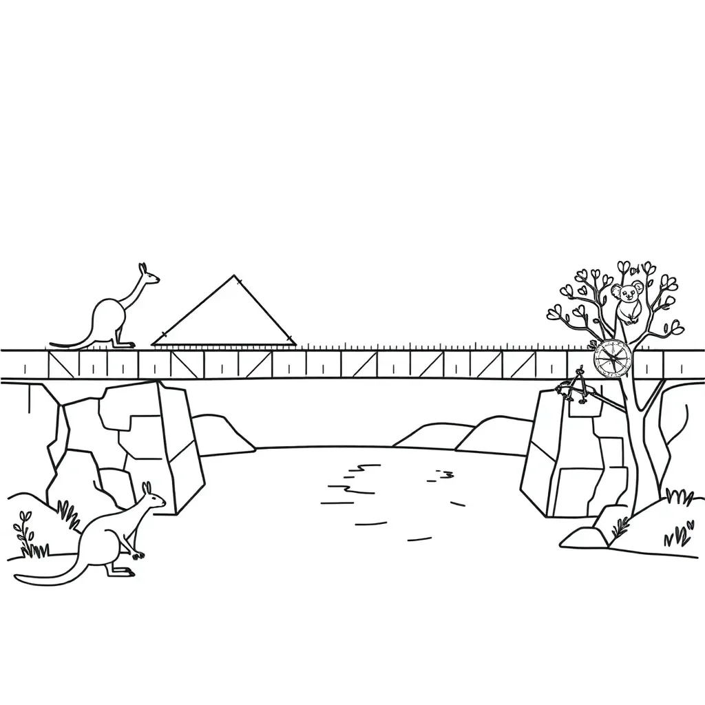 Bridge design illustration