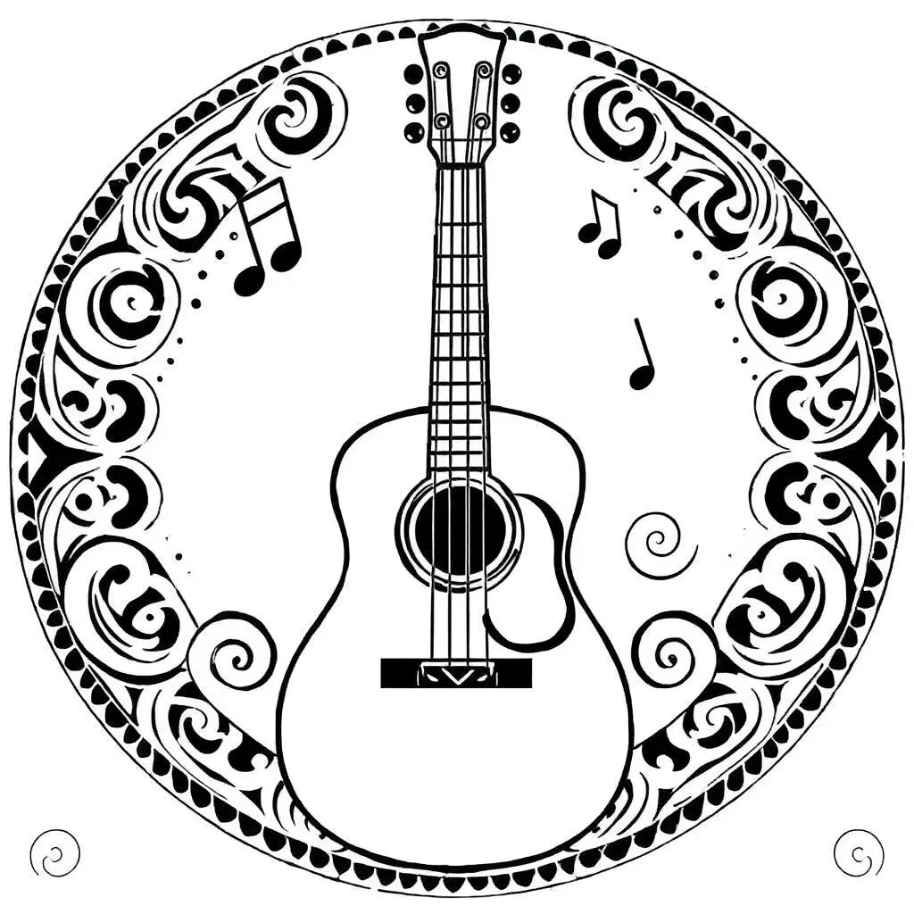 Student playing ukulele