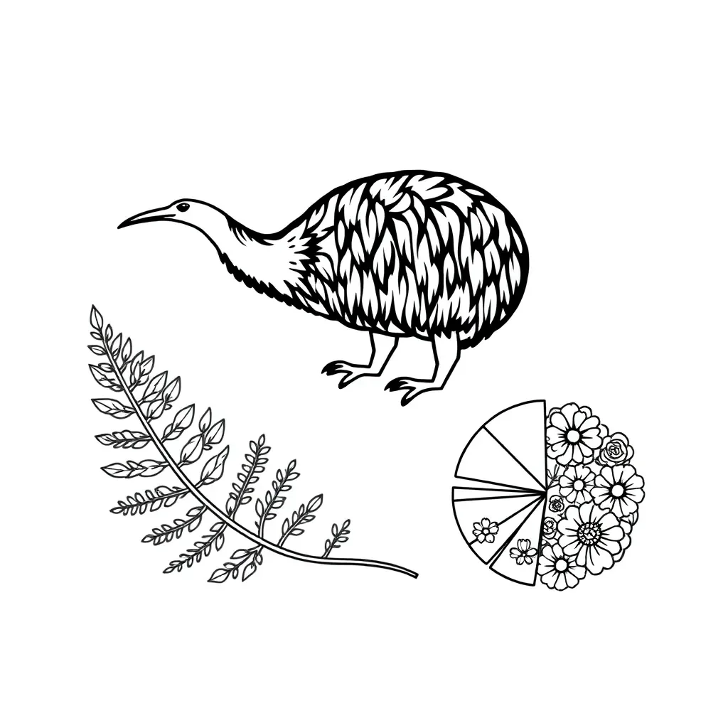 Data charts and graphs illustration