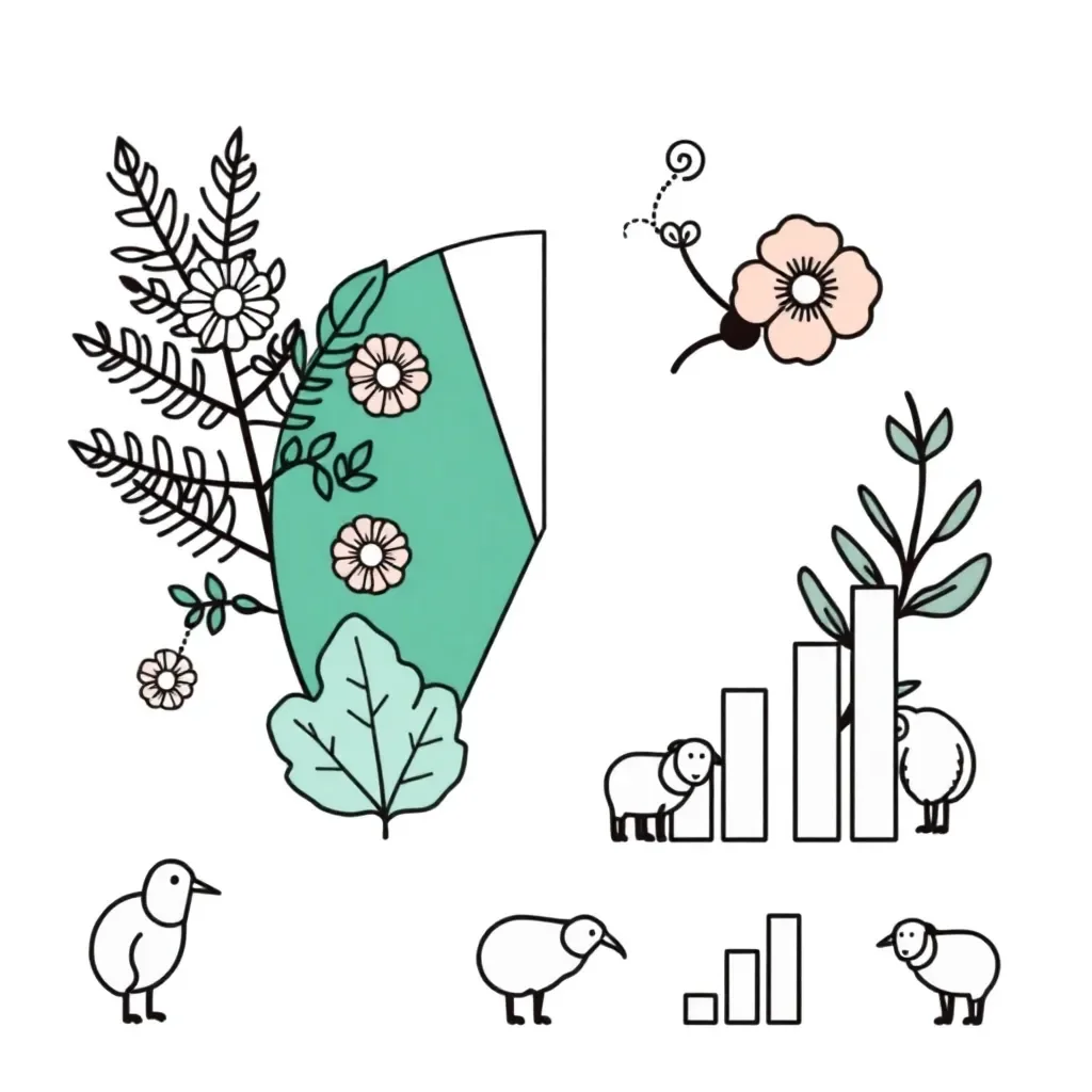 Graphs and charts illustration