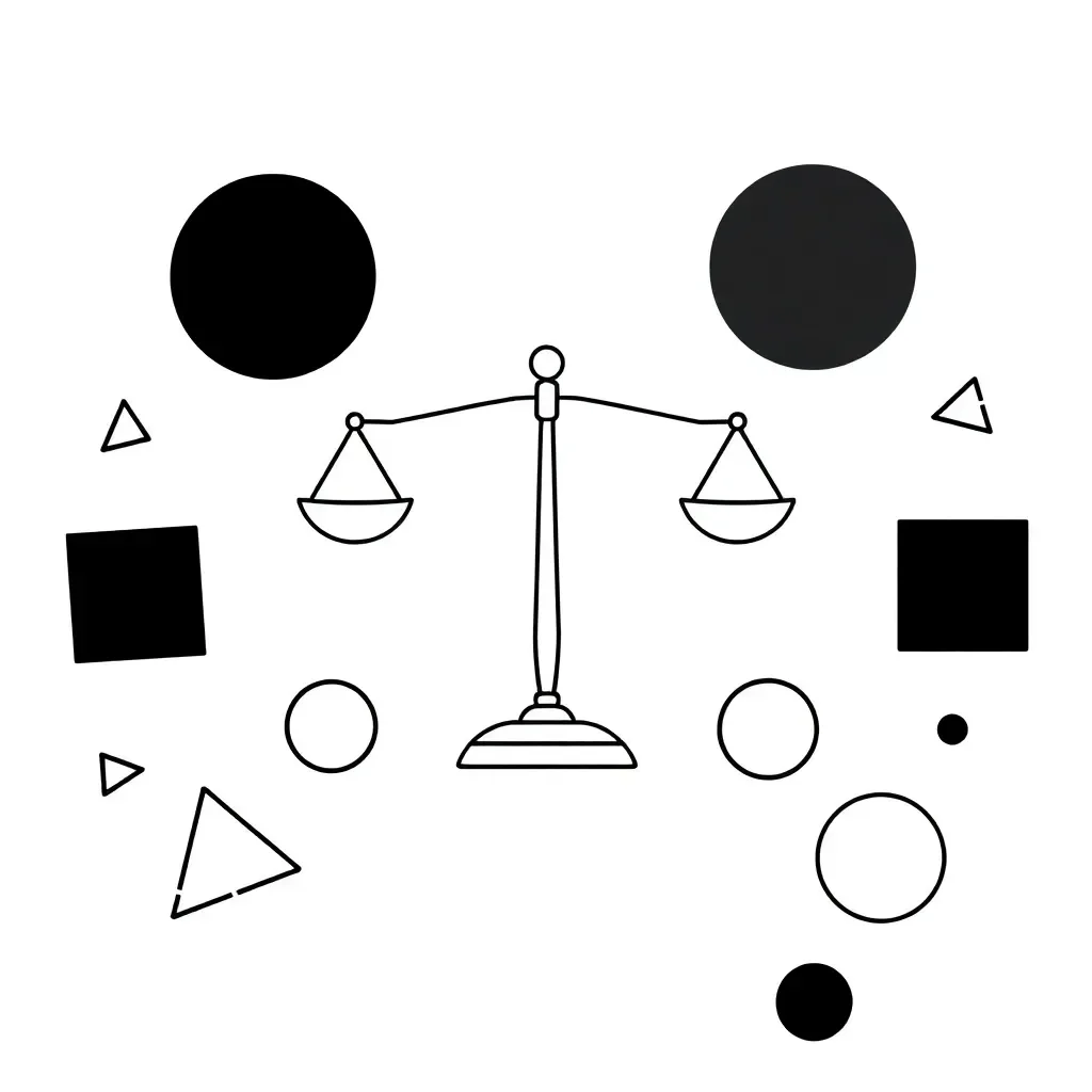 Math equations and calculator illustration