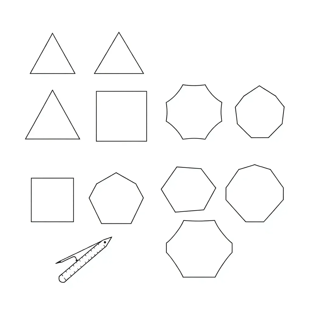 Various polygon shapes
