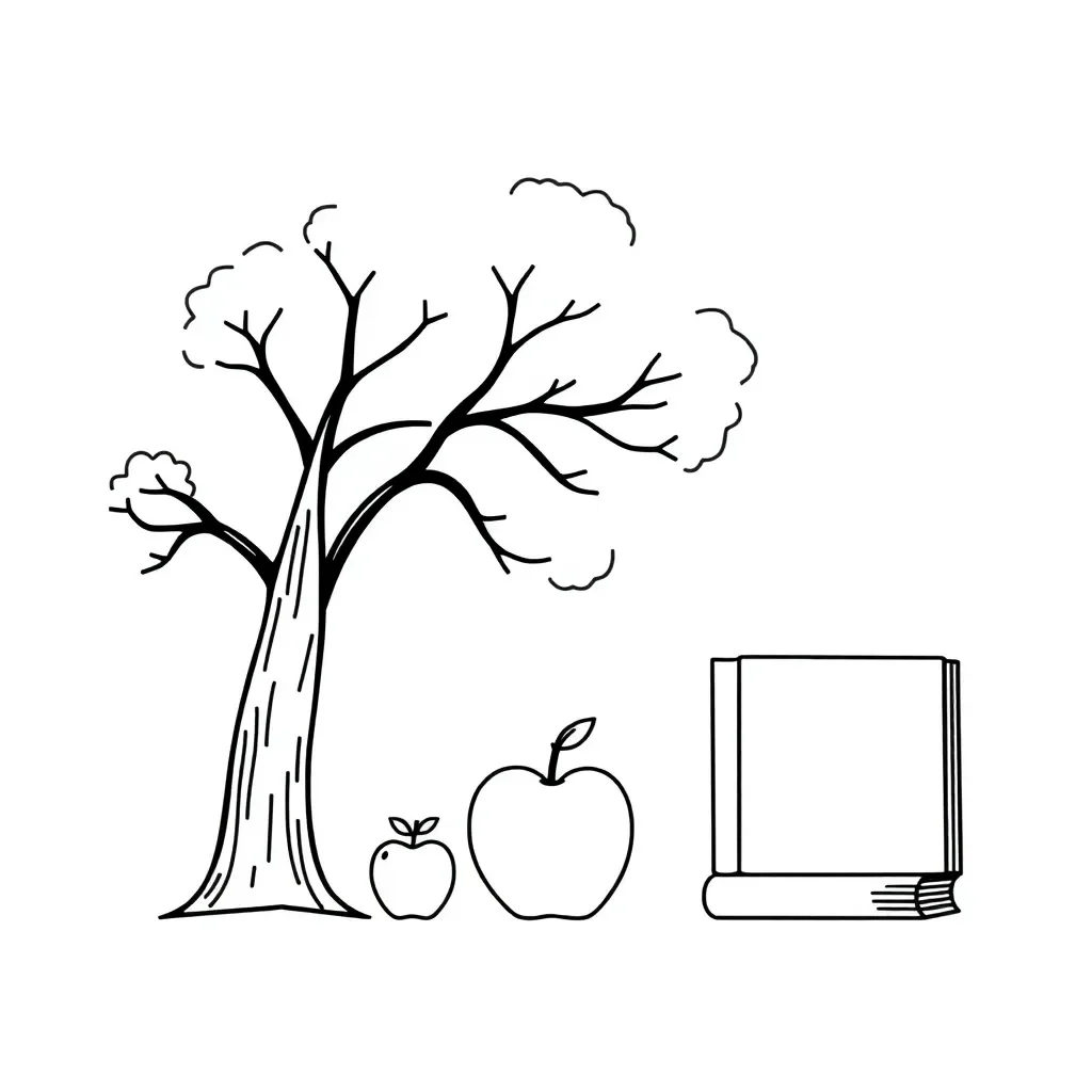 Similar triangles and scale factor illustration