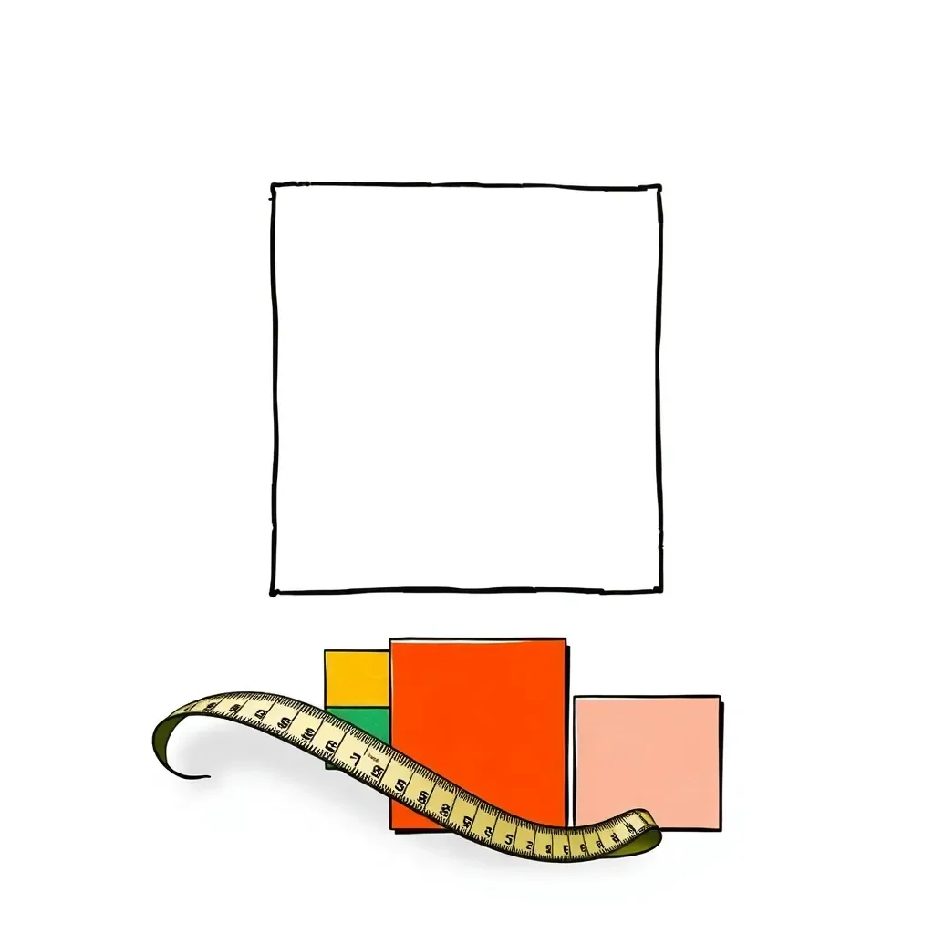 Square tiles forming a rectangle