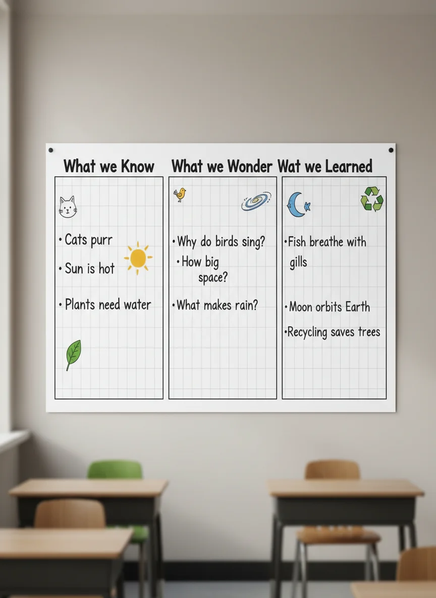 Our Learning Chart - KWL