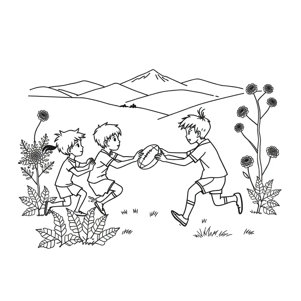 Basketball players passing