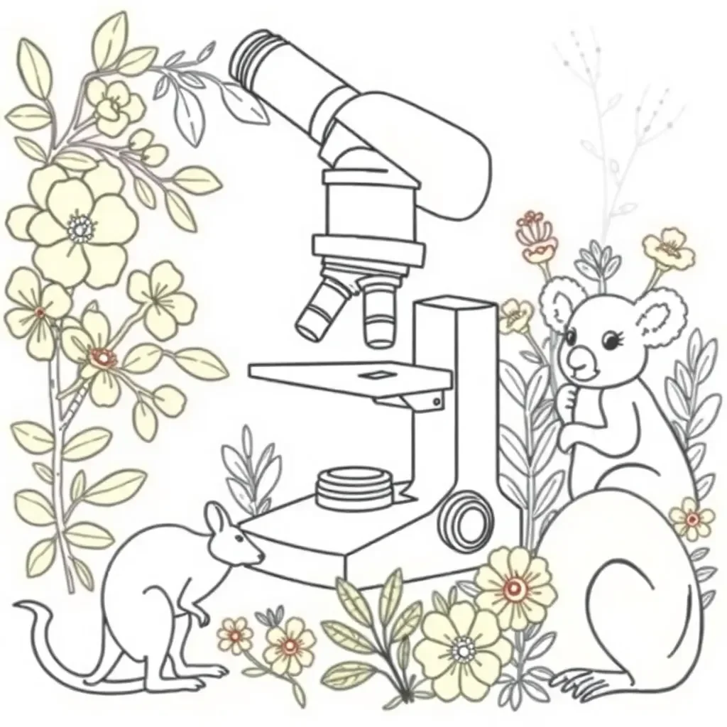 Microscope illustration