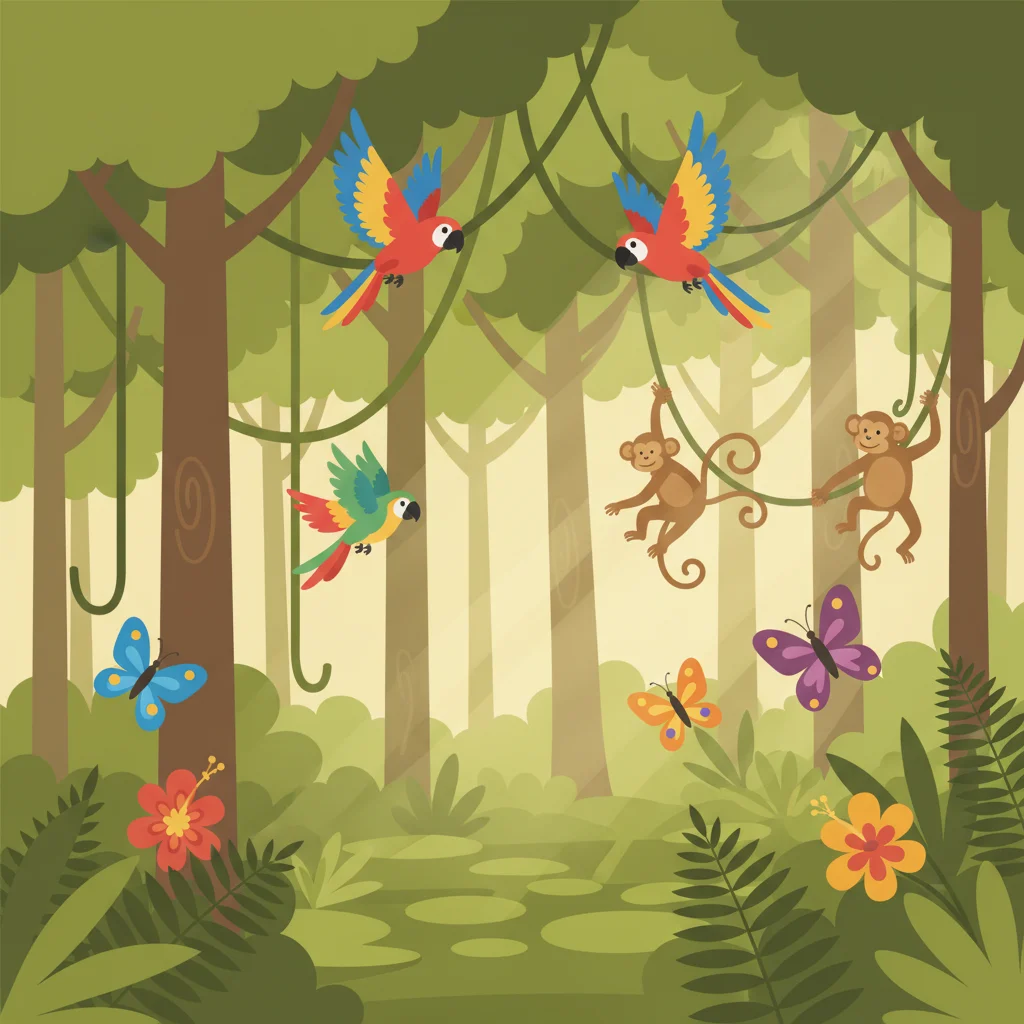 Rainforest Morning Circle Adventure Time