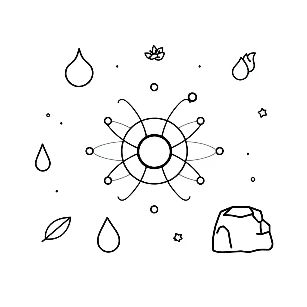 Atomic structure illustration