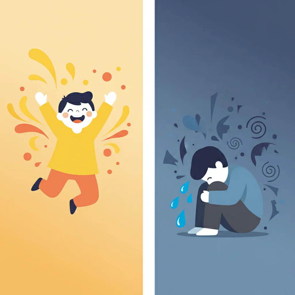 Happy vs. Sad Characters