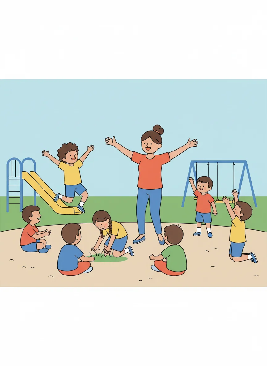 Playing Simon Says with Land