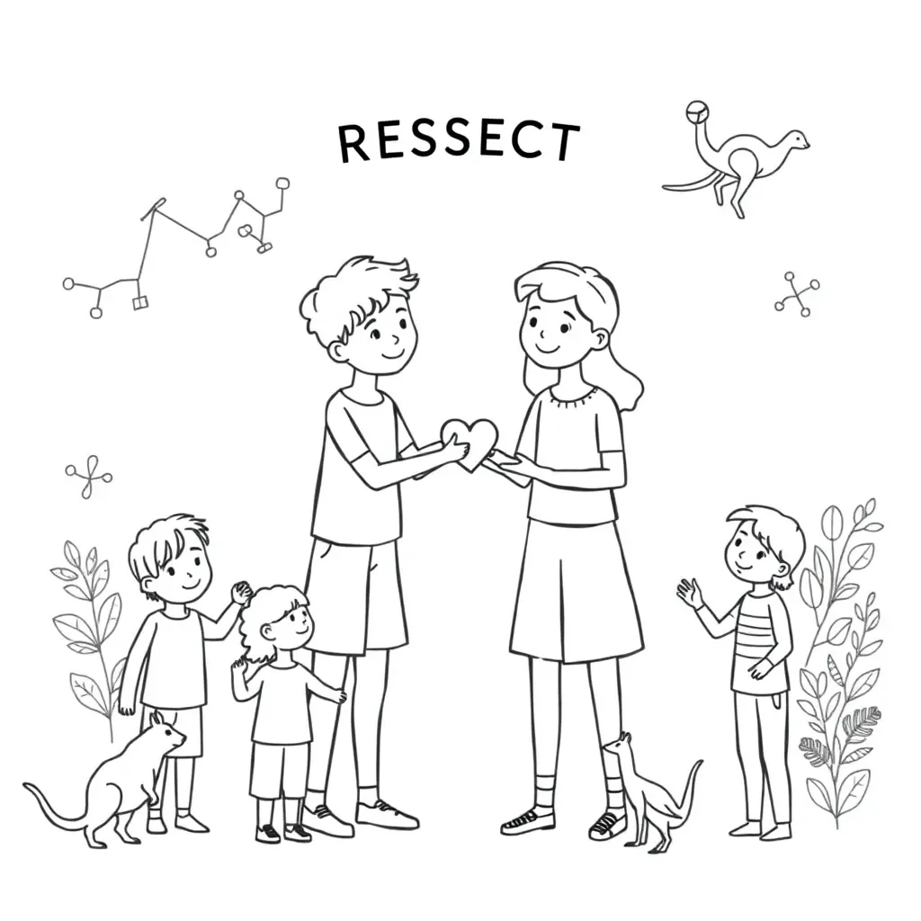 Respectful relationships illustration