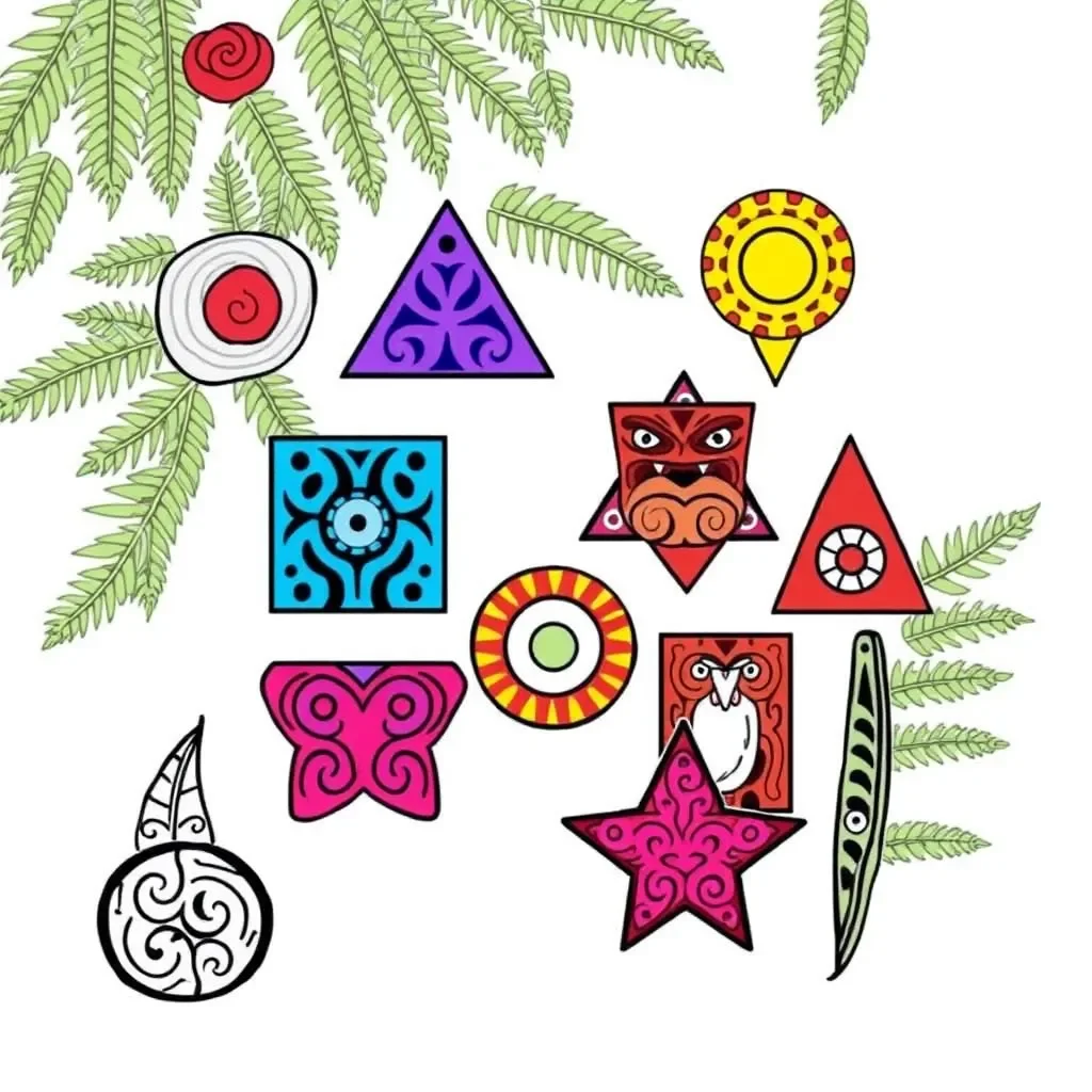 Numicon shapes illustration