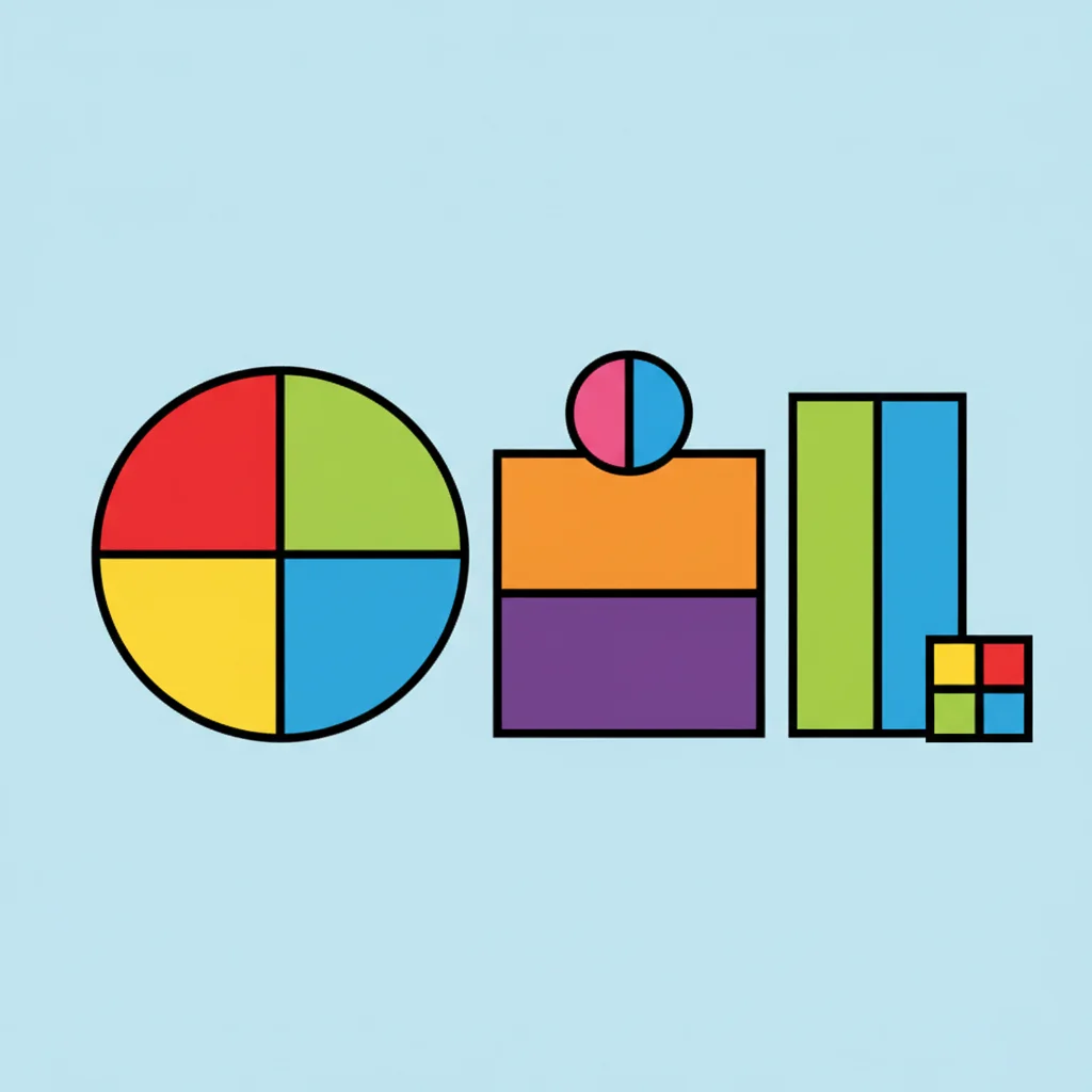 Folding Shapes into Equal Parts