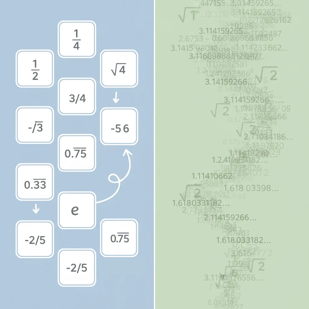 Rational vs Irrational Comparison