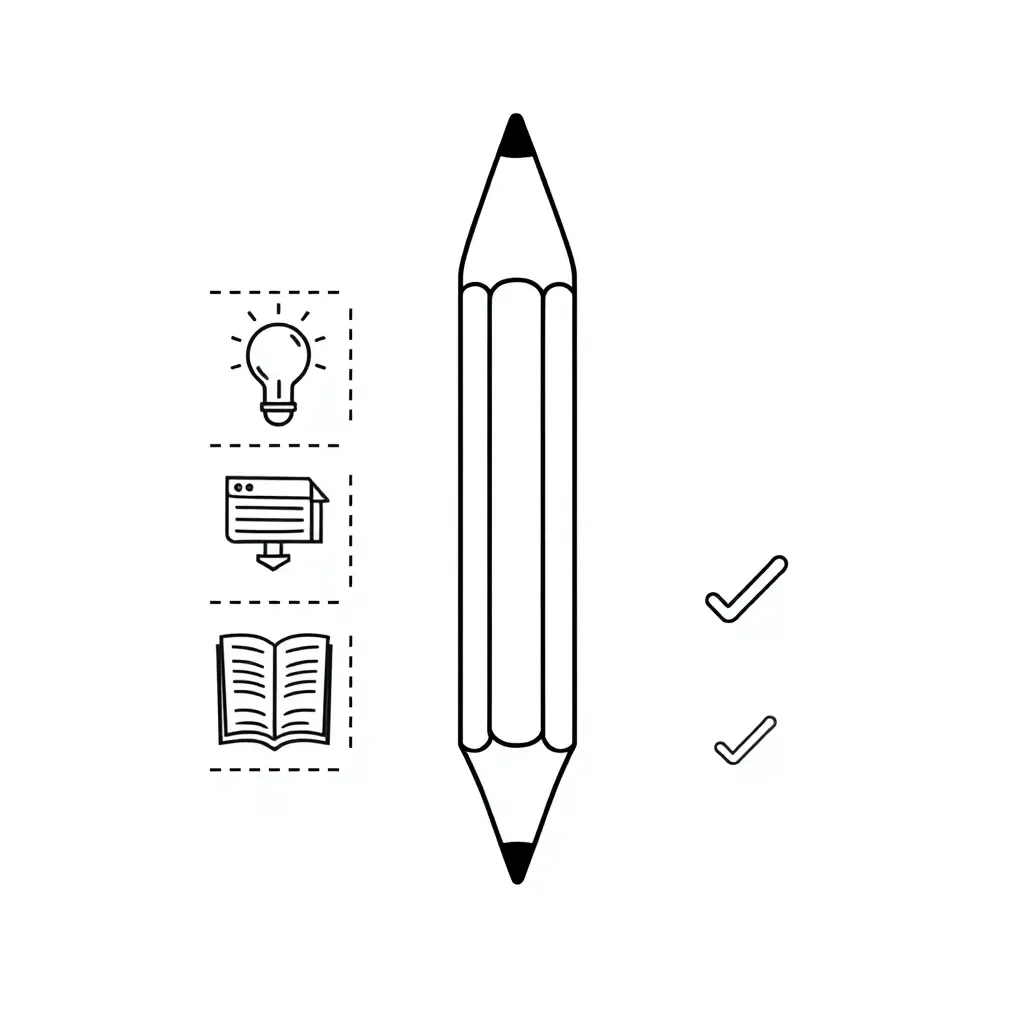 Student writing a paragraph