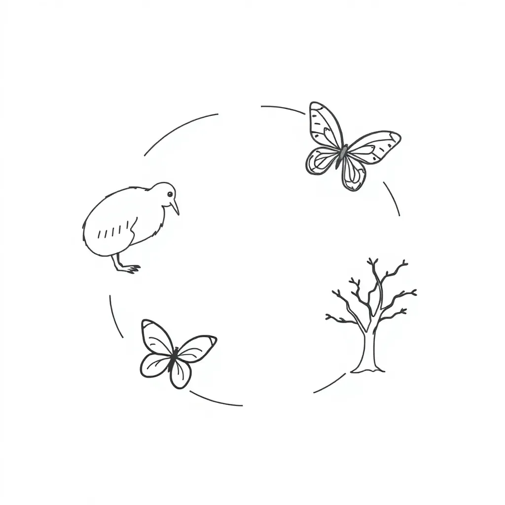 Monarch butterfly illustration