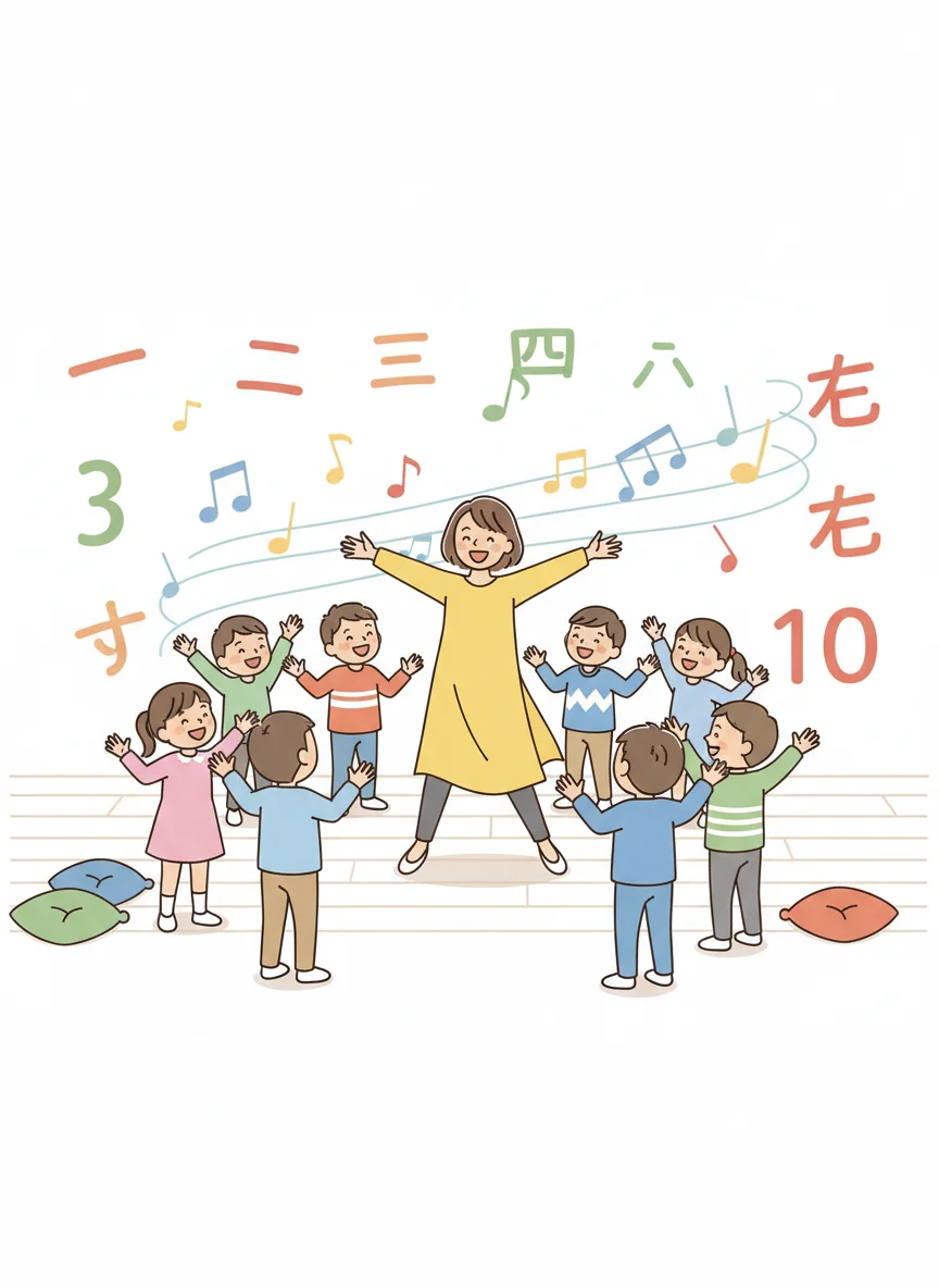Numbers Song with Actions
