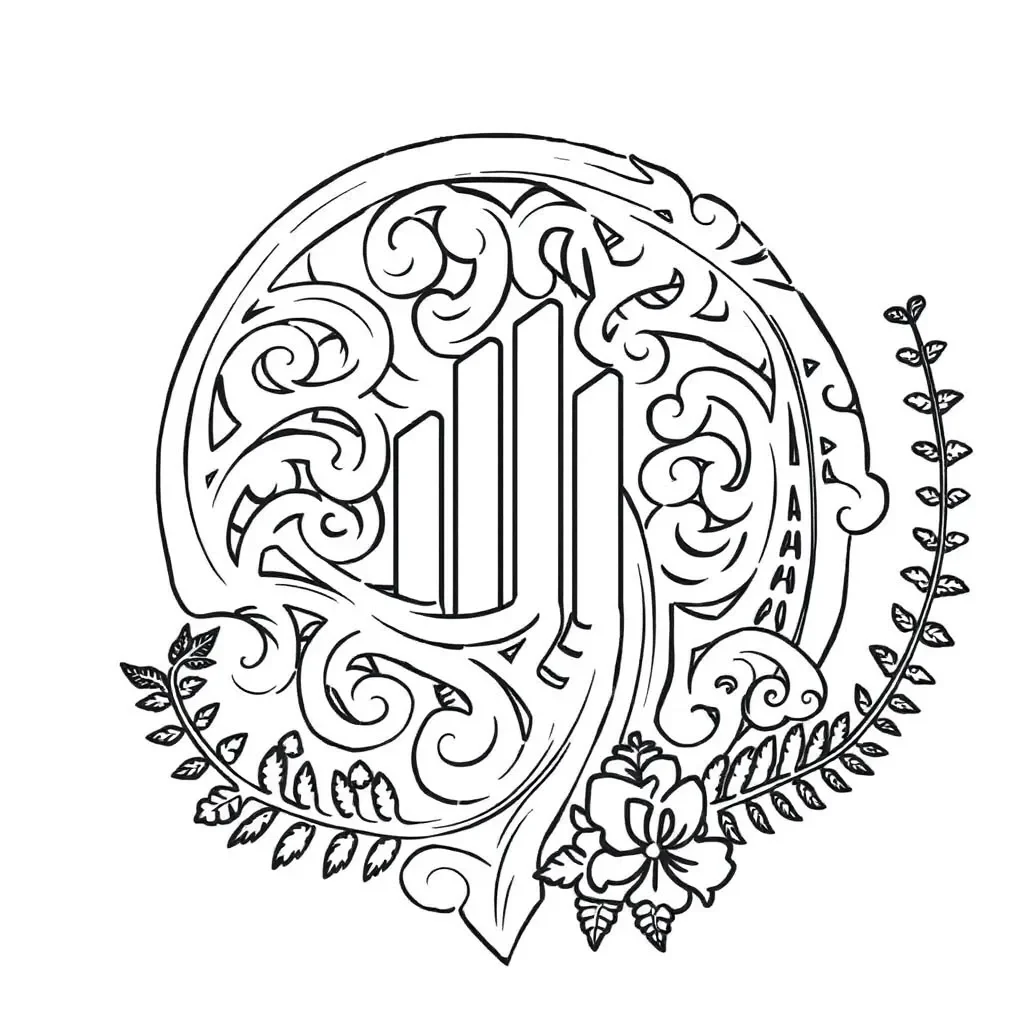 Mathematical patterns and data collection illustration