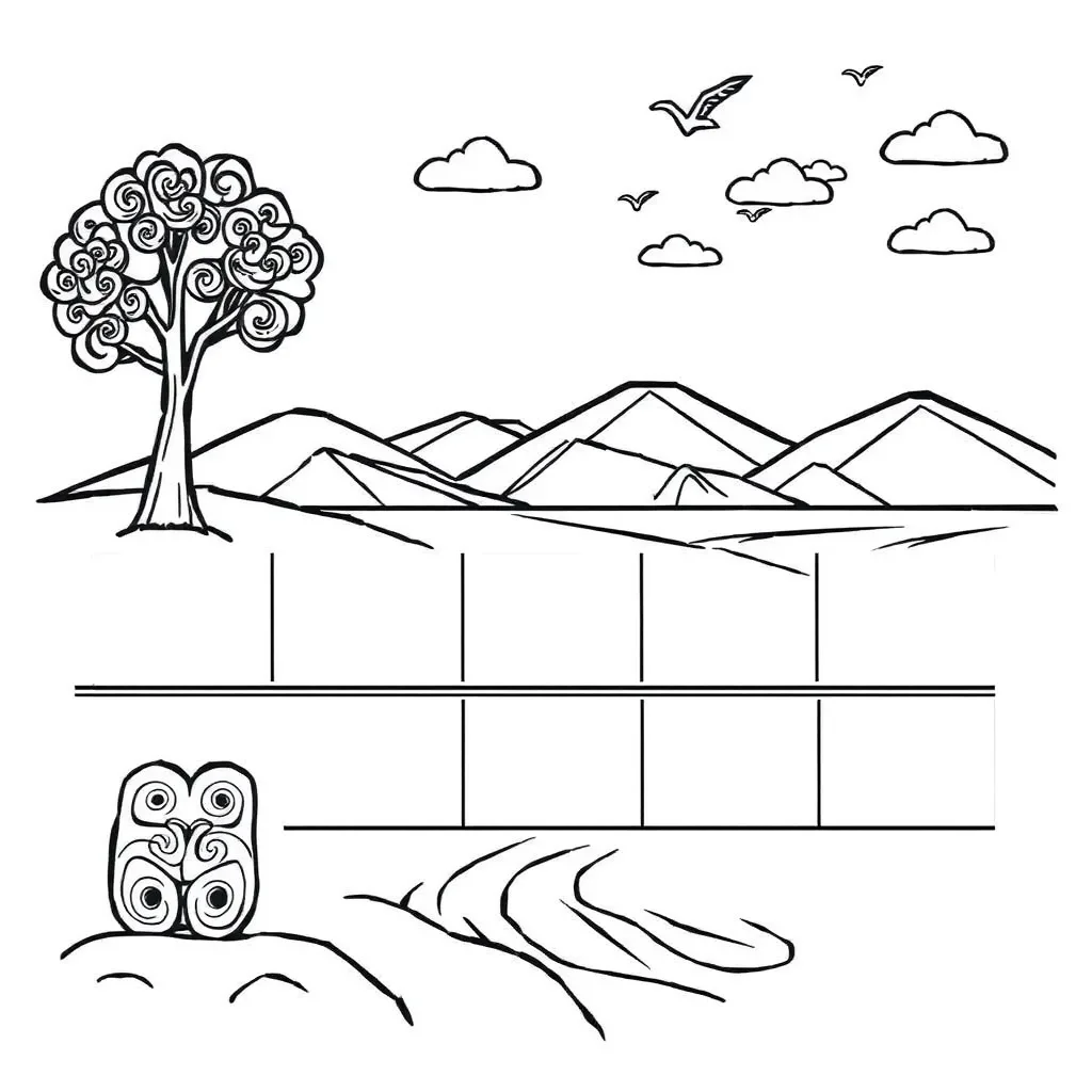 Story map illustration