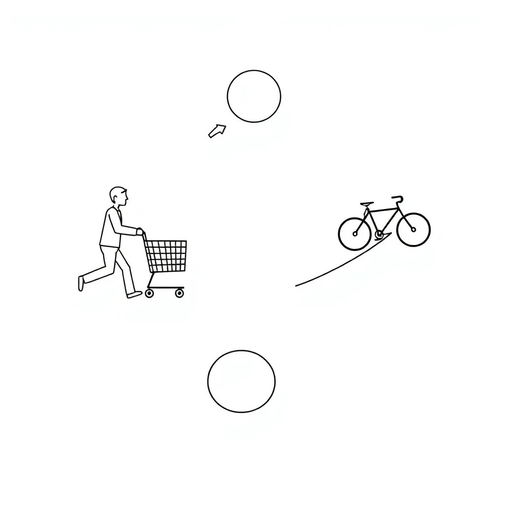 Force and motion diagram