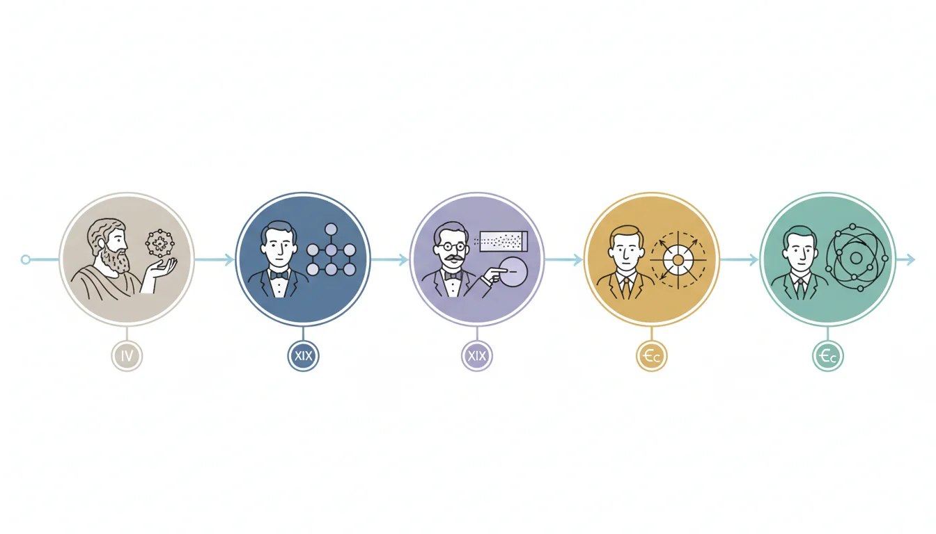 Timeline of Atomic Theory Development