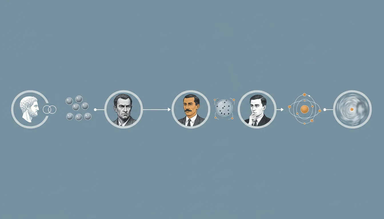 Timeline of Atomic Theory Development