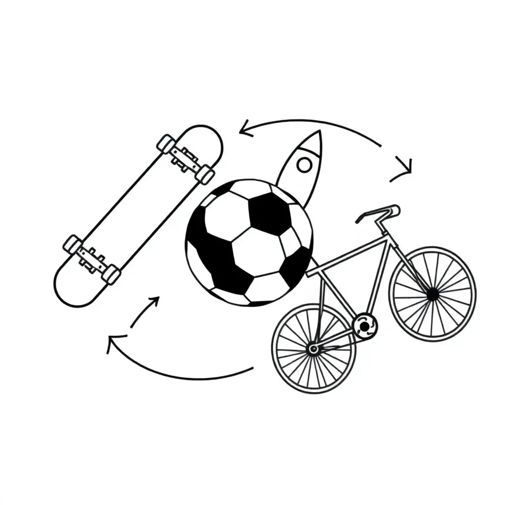 Newton's Laws illustration