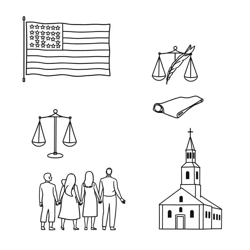 American democracy symbols