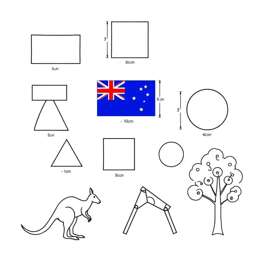 Geometric shapes illustration