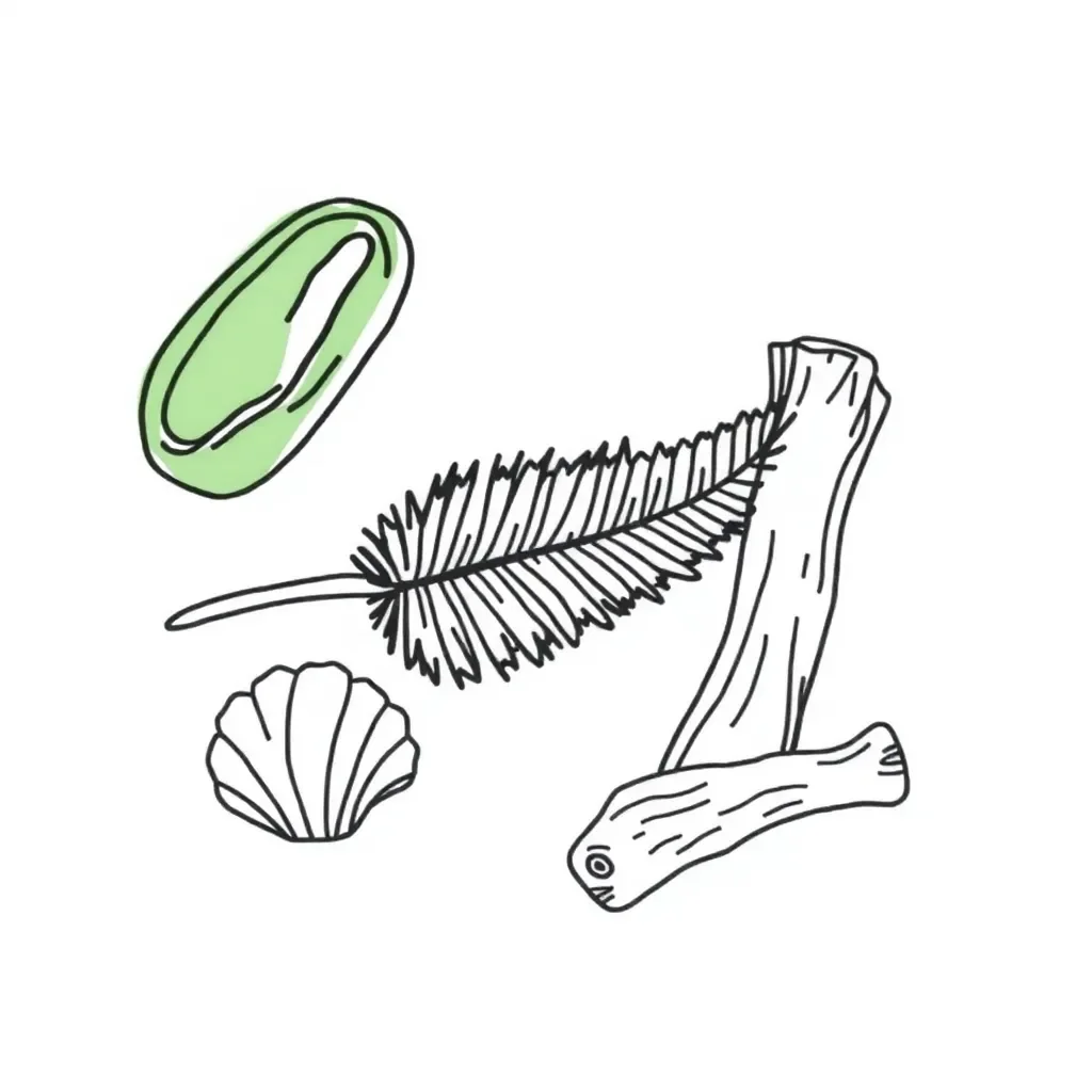 Materials and scientific equipment illustration