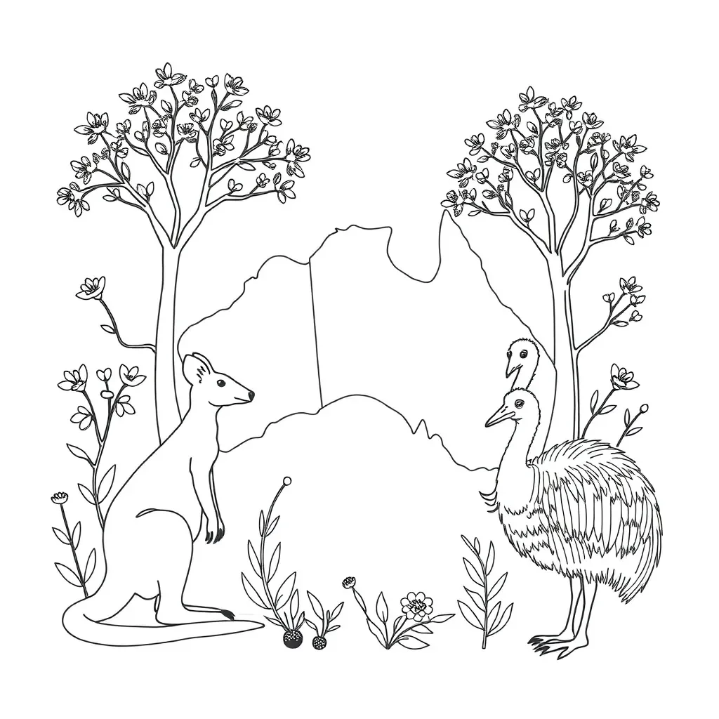 Various living things including plants, animals and fungi