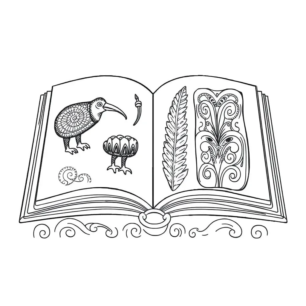 Children reading a big book together