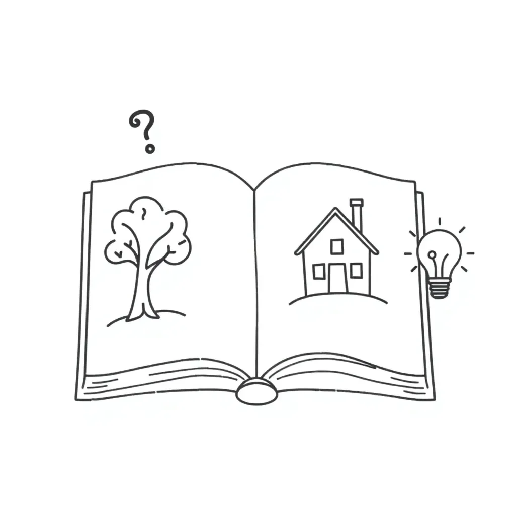 Detective with magnifying glass looking at story problems