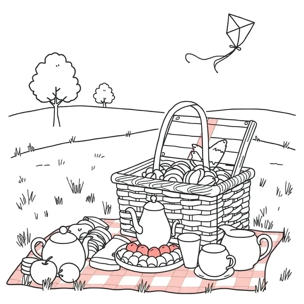Pumpkin soup story illustration