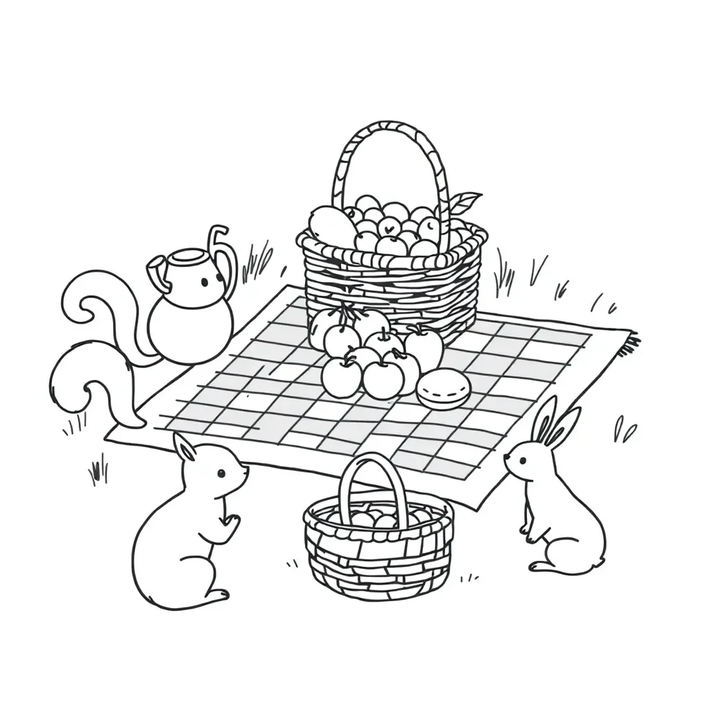Pumpkin soup story illustration