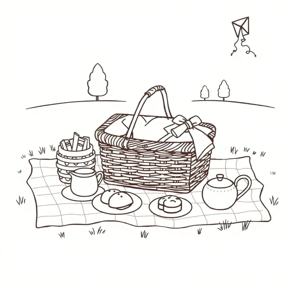 Pumpkin soup story illustration